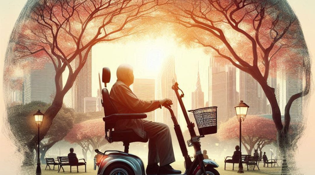 Scooter de 3 ruedas para discapacitados